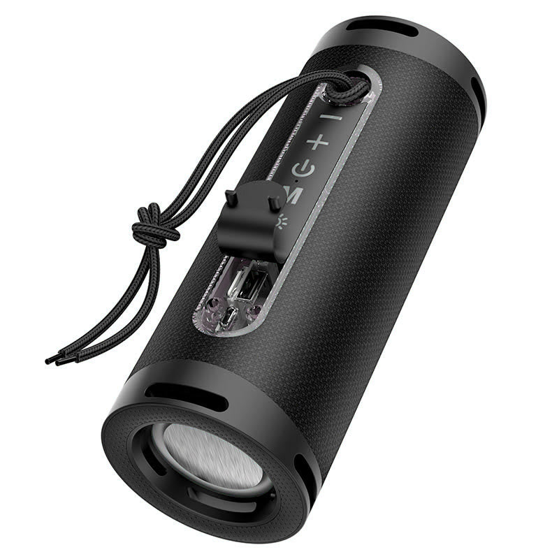 Altavoz Portátil Bluetooth HOCO HC9 Dazzling Pulse Sports, 10W, TWS, RGB, Negro