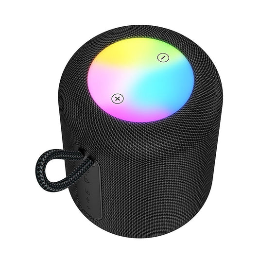 Altavoz Portátil Bluetooth HOCO HC30, 5W, TWS, RGB, Negro