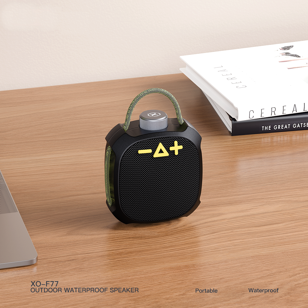 Altavoz Portátil Bluetooth XO Design F77, TWS, RGB, Impermeable, Negro