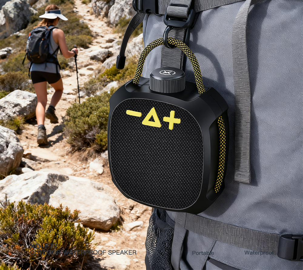 Altavoz Portátil Bluetooth XO Design F77, TWS, RGB, Impermeable, Negro