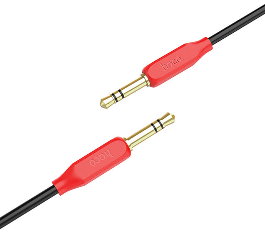 Cable de audio 3.5mm - 3.5mm HOCO UPA11, 1m, Negro
