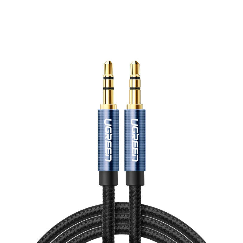 Cable de audio 3,5mm - 3,5mm UGREEN AV112, 1,5m, Azul