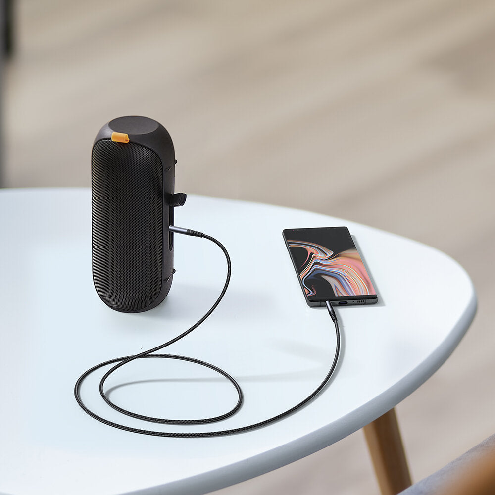 Cable de Audio 3.5mm - 3.5mm Joyroom SY-A08, 1.2m, Negro