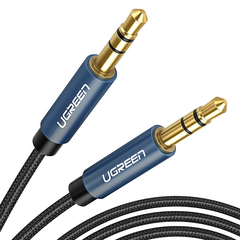 Cable de audio 3,5mm - 3,5mm UGREEN AV112, 1,5m, Azul