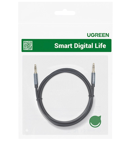 Cable de Audio 3.5mm - 3.5mm UGREEN AV112, 1m, Azul