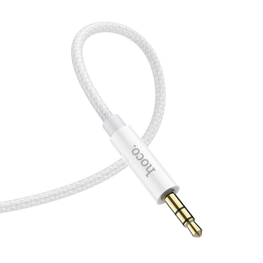 Cable de audio 3,5 mm - 3,5 mm HOCO UPA19, 1 m, plateado