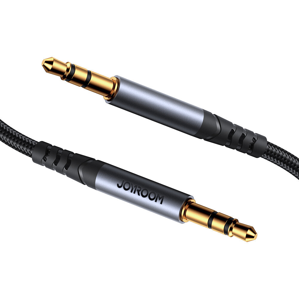 Cable de Audio 3.5mm - 3.5mm Joyroom SY-A08, 1.2m, Negro