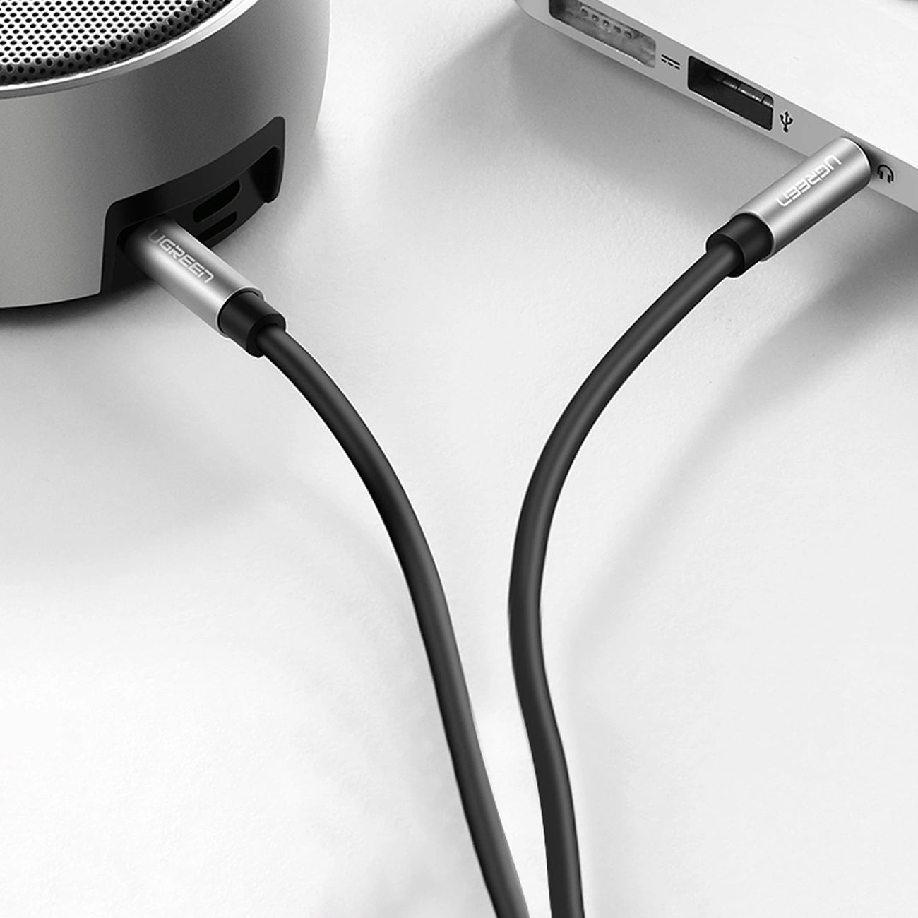 Cable Audio 3.5mm - 3.5mm UGREEN AV119, 1m, Negro