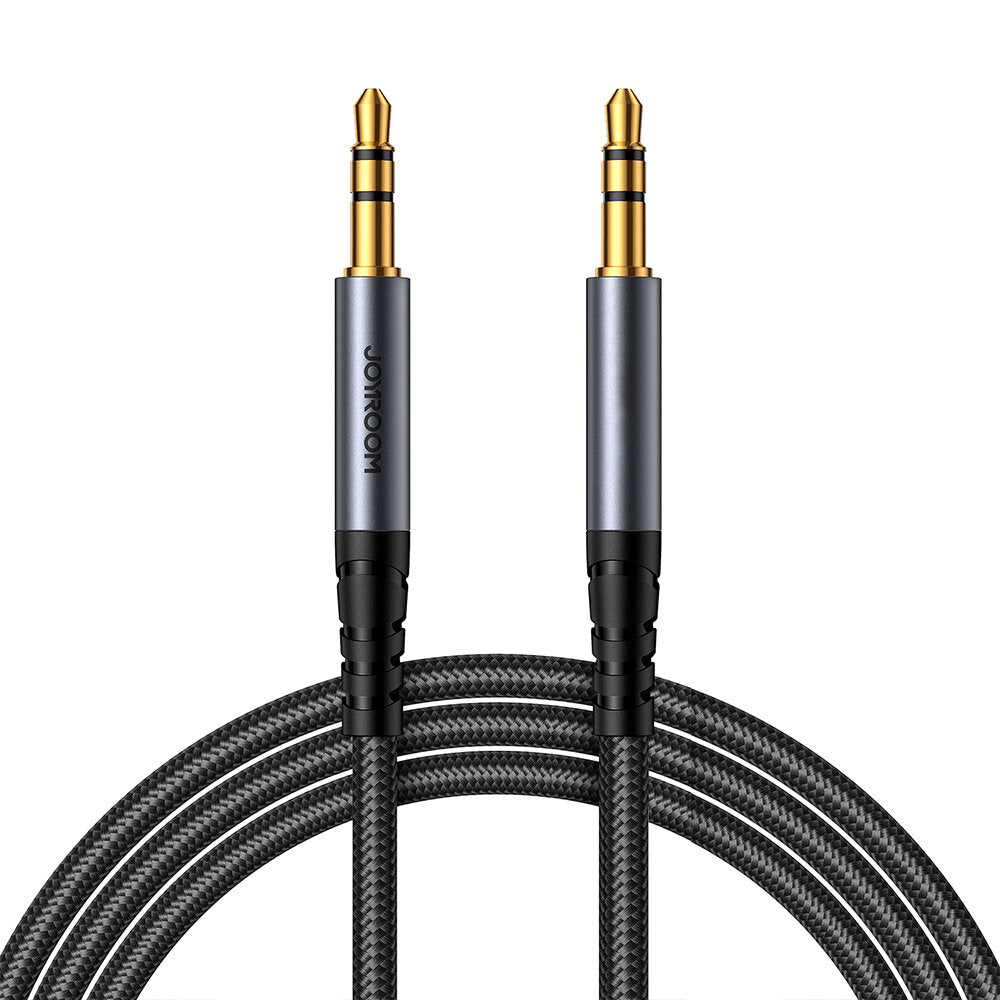 Cable de Audio 3.5mm - 3.5mm Joyroom SY-A08, 1.2m, Negro