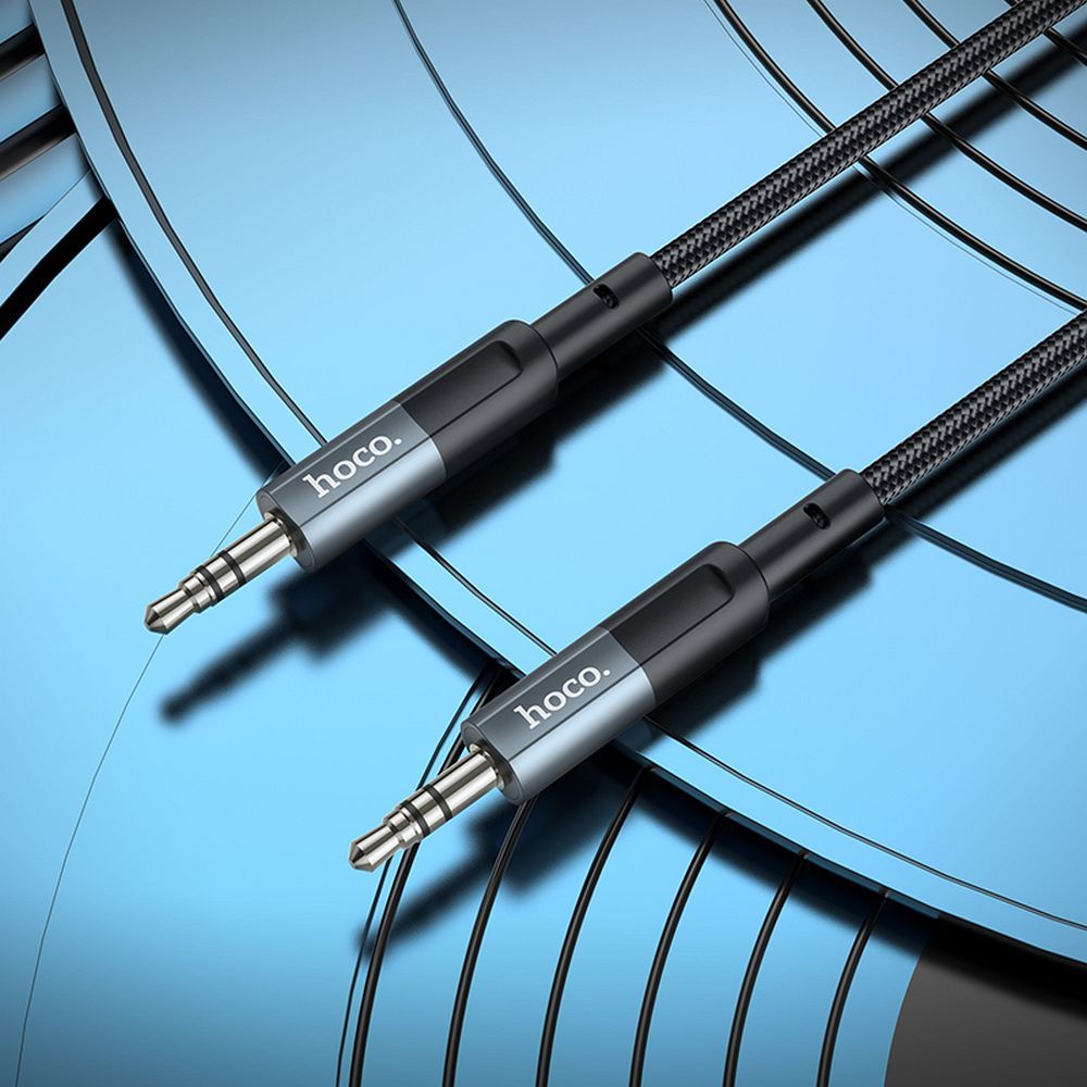 Cable de Audio 3.5mm - 3.5mm HOCO UPA23, 1m, Gris