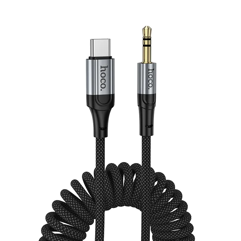 Cable de Audio USB-C - 3.5mm HOCO UPA33B, 1.5m, Negro