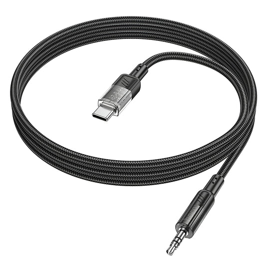 Cable de Audio USB-C - 3.5mm HOCO UPA27, 1.2m, Negro