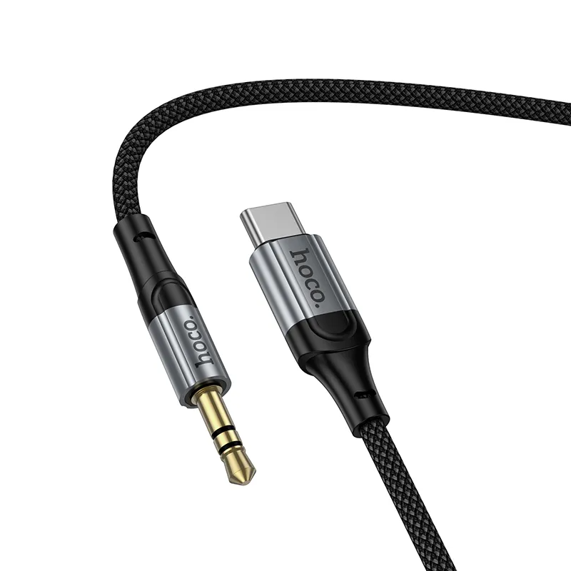 Cable de Audio USB-C - 3.5mm HOCO UPA33B, 1.5m, Negro
