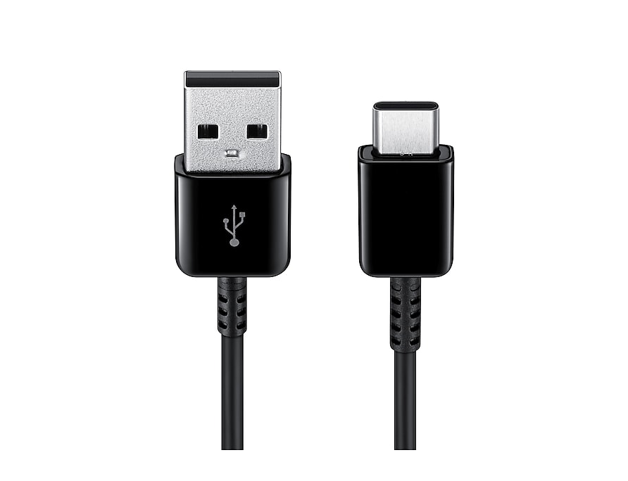Cable de Datos y Carga USB-A - USB-C Samsung 2-Pack, 25W, 1.5m, Negro EP-DG930MBEGWW