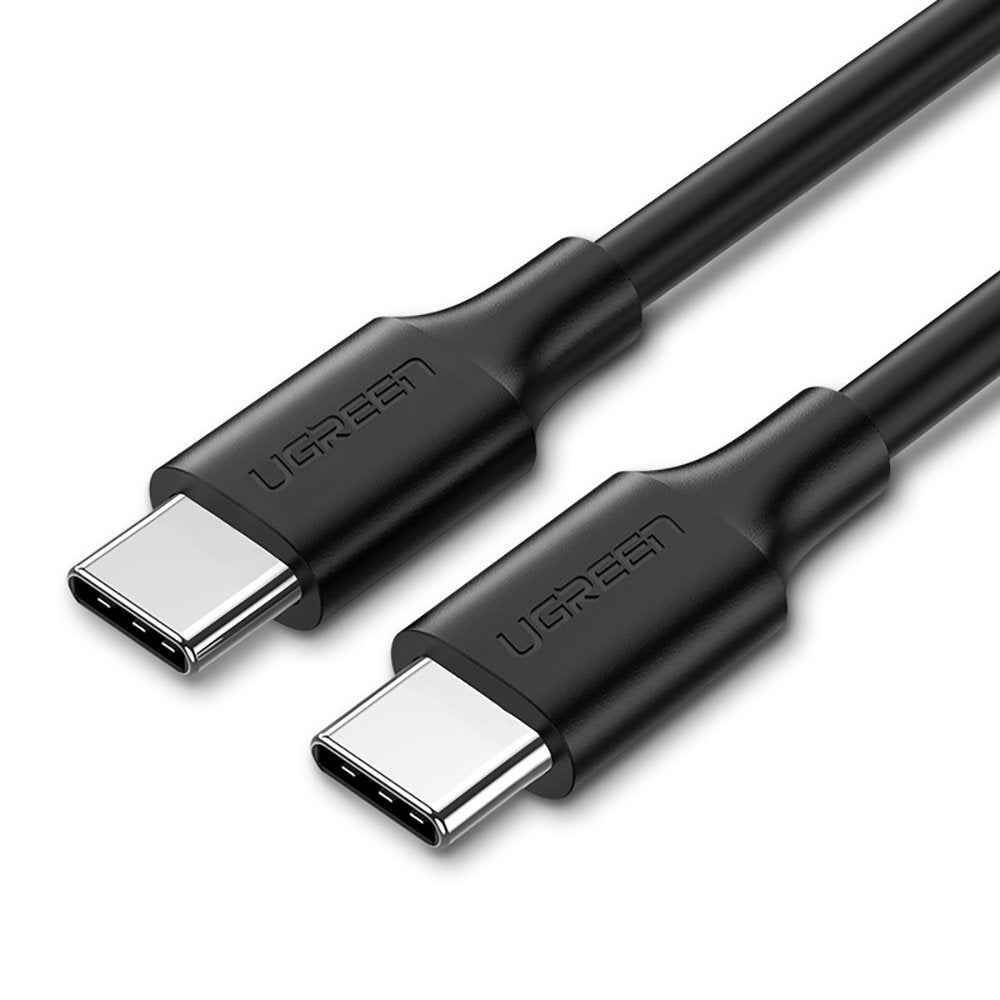 Cable de carga y datos USB-C - USB-C UGREEN US286, 60W, 2m, Negro