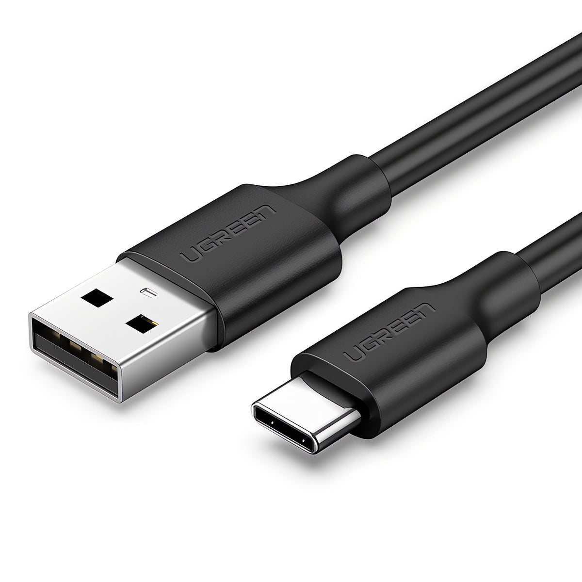 Cable de Datos y Carga USB-A - USB-C UGREEN US287, 18W, 1m, Negro
