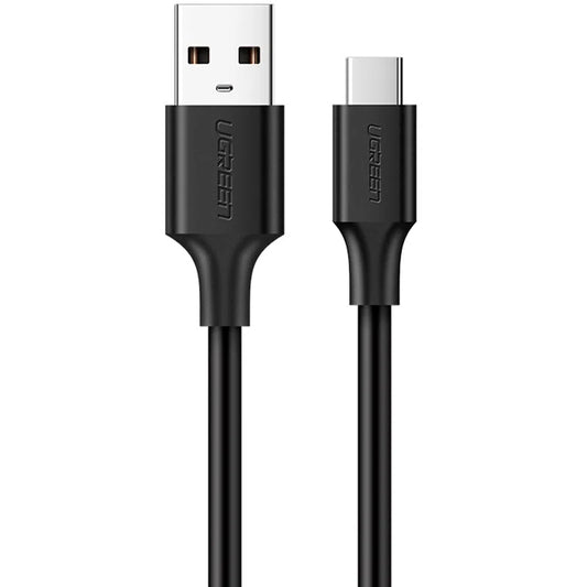 Cable de carga y datos USB-A a USB-C UGREEN US184, 60W, 1m, Negro