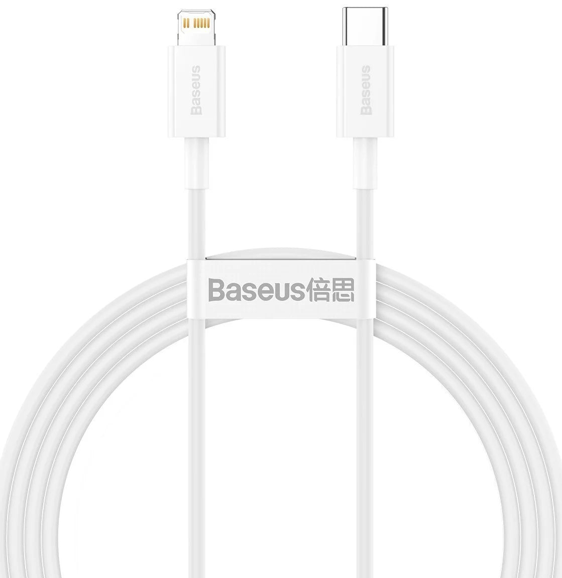 Cable de carga y datos USB-C - Lightning Baseus Superior Series, 20 W, 1,5 m, blanco CATLYS-B02