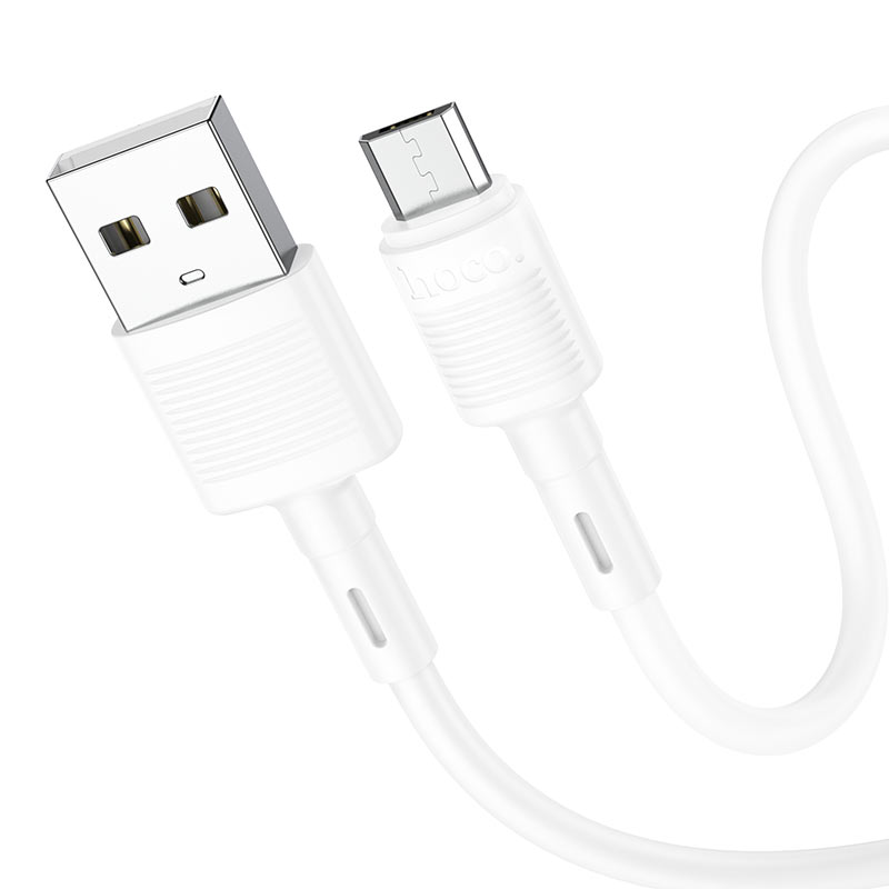 Cable de Datos y Carga USB-A - microUSB HOCO X83 Victory, 18W, 1m, Blanco