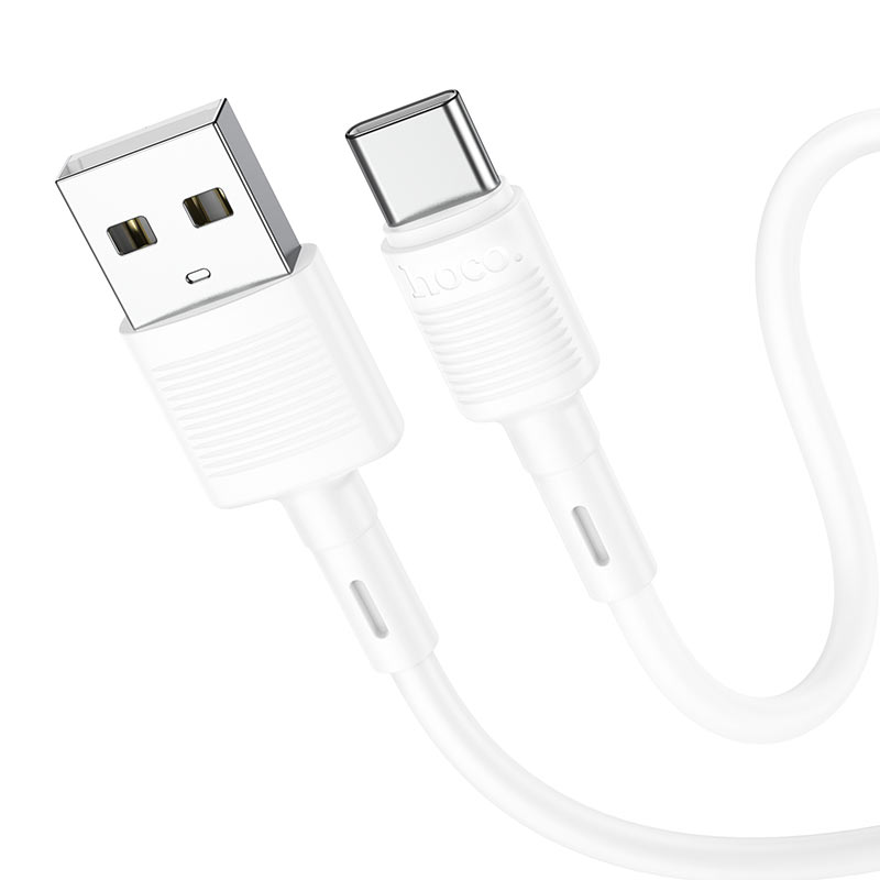 Cable de Datos y Carga USB-A - USB-C HOCO X83 Victory, 20W, 1m, Blanco