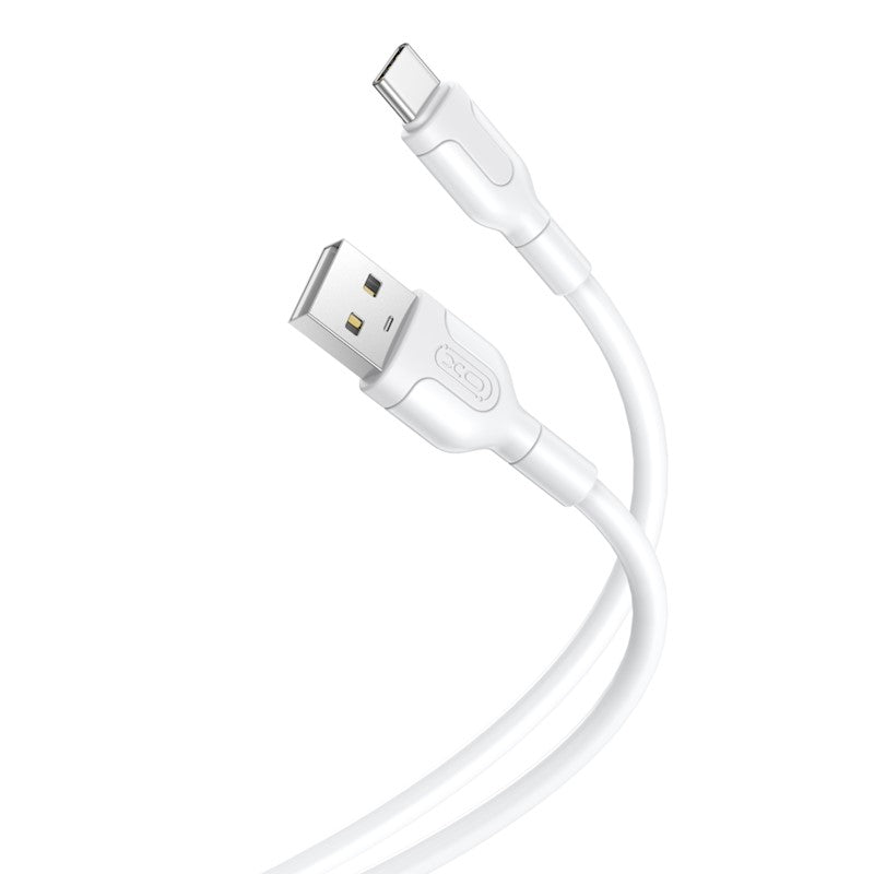Cable de Datos y Carga USB-A - USB-C XO Design NB212, 18W, 1m, Blanco