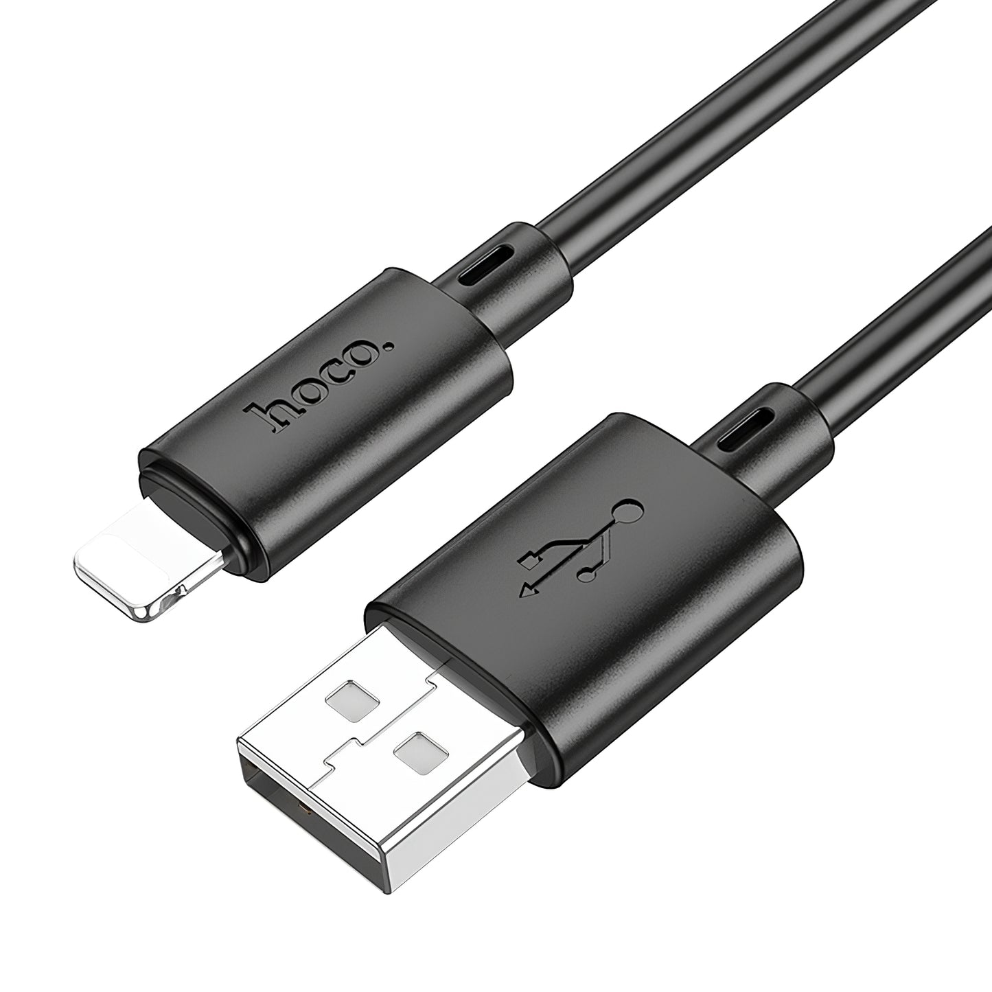 Cable de datos y carga USB-A - Lightning HOCO X88, 18W, 1m, Negro