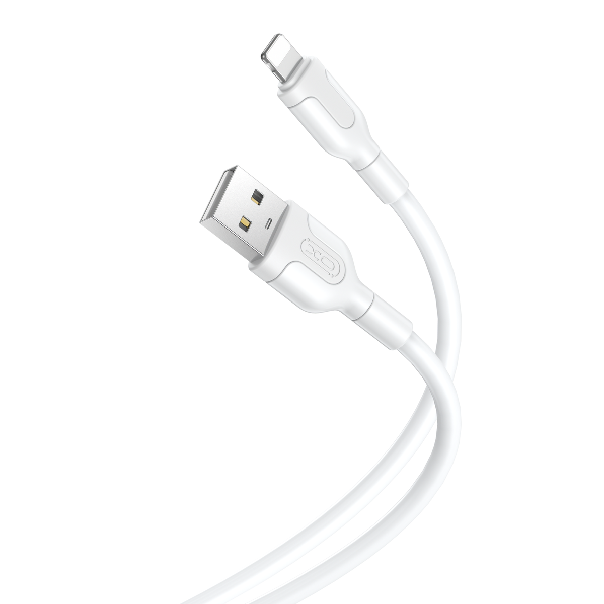 Cable de carga y datos USB-A - Lightning XO Design NB212, 18 W, 1 m, blanco