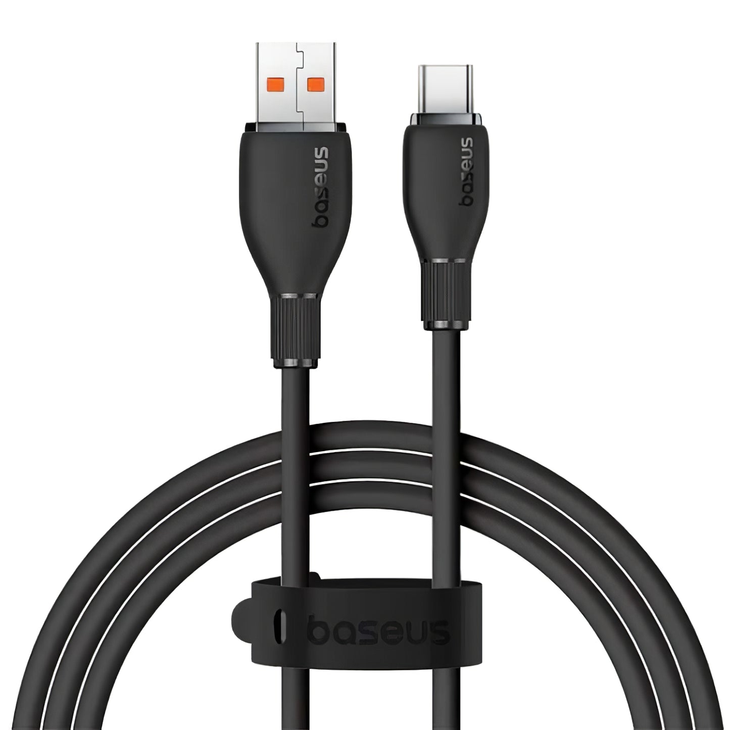 Cable de carga y datos USB-A - USB-C Baseus Pudding, 100 W, 2 m, negro P10355703111-01