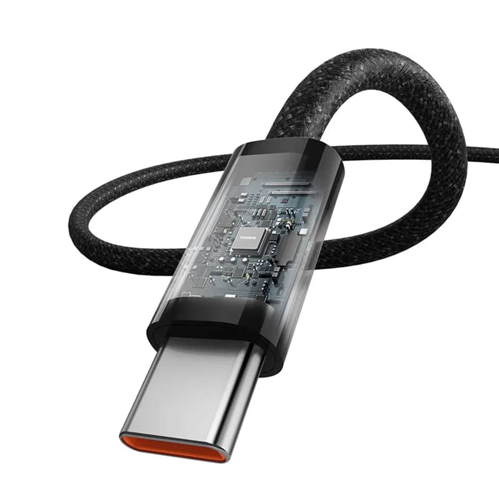 Cable de carga y datos USB-C - USB-C Baseus Dynamic Serie 3, 100W, 2m, Negro P10367000111-01
