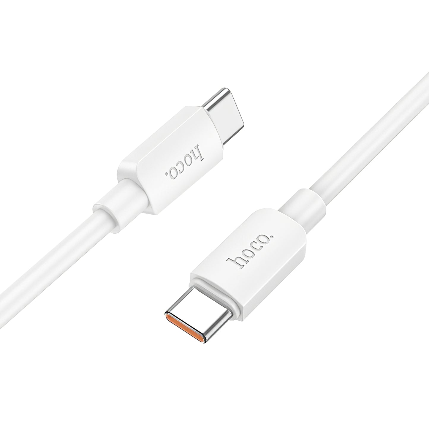 Cable de Datos y Carga USB-C - USB-C HOCO X96, 100W, 1m, Blanco