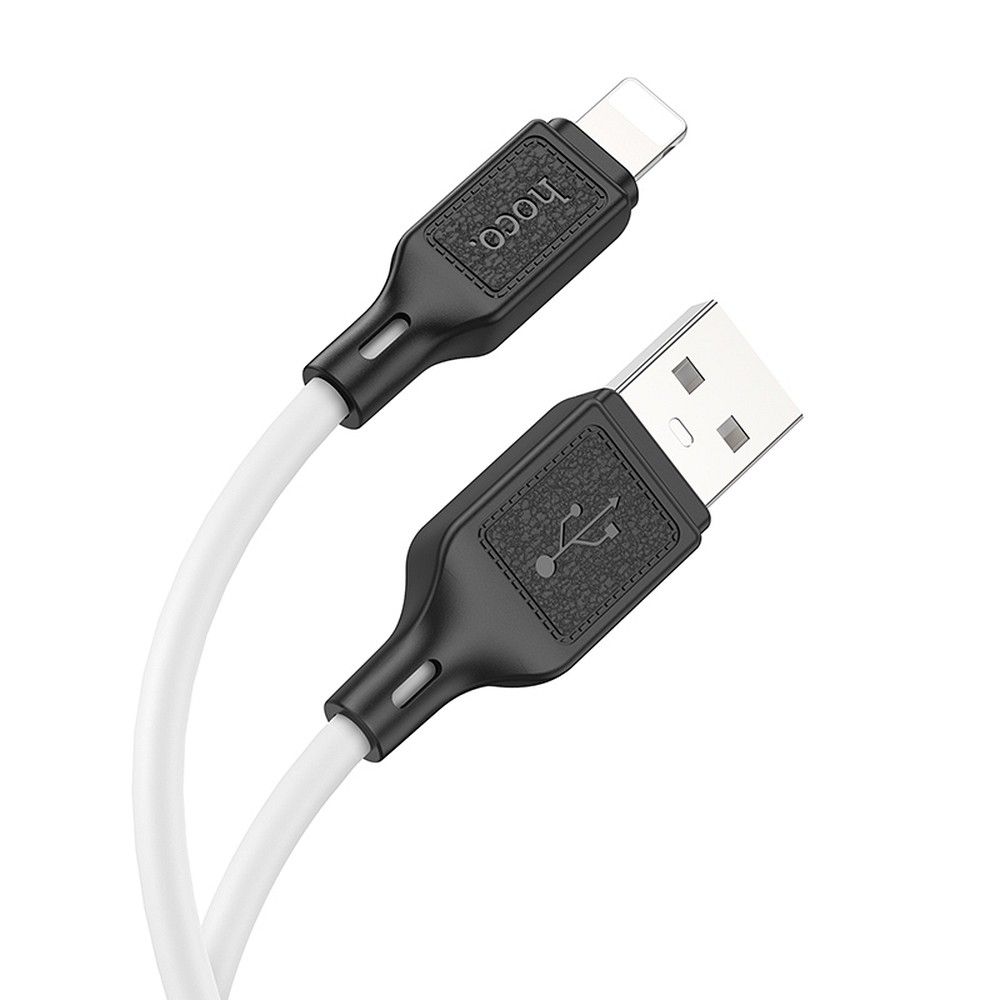 Cable de Datos y Carga USB-A - Lightning HOCO X90, 18W, 1m, Blanco
