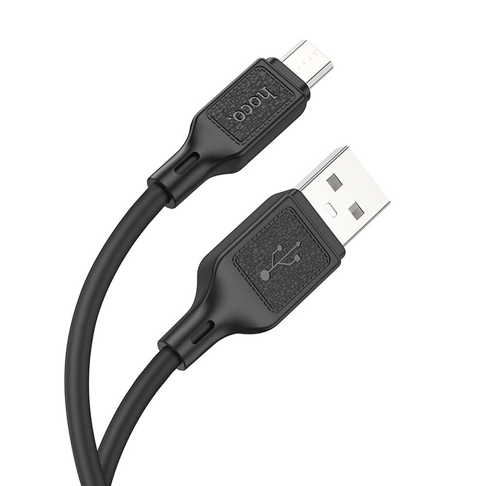 HOCO X90 USB-A - microUSB Cable de datos y carga HOCO X90, 18W, 1m, Negro