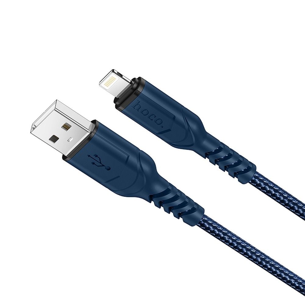Cable de Datos y Carga USB-A - Lightning HOCO X59 Victory, 18W, 1m, Azul