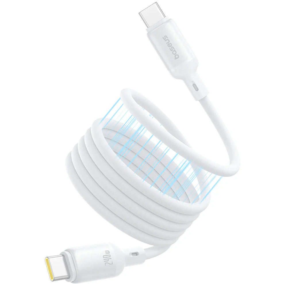 USB-C Data and Charging Cable - USB-C Baseus PicoGo, 240W, 1m, White P10376800211-00