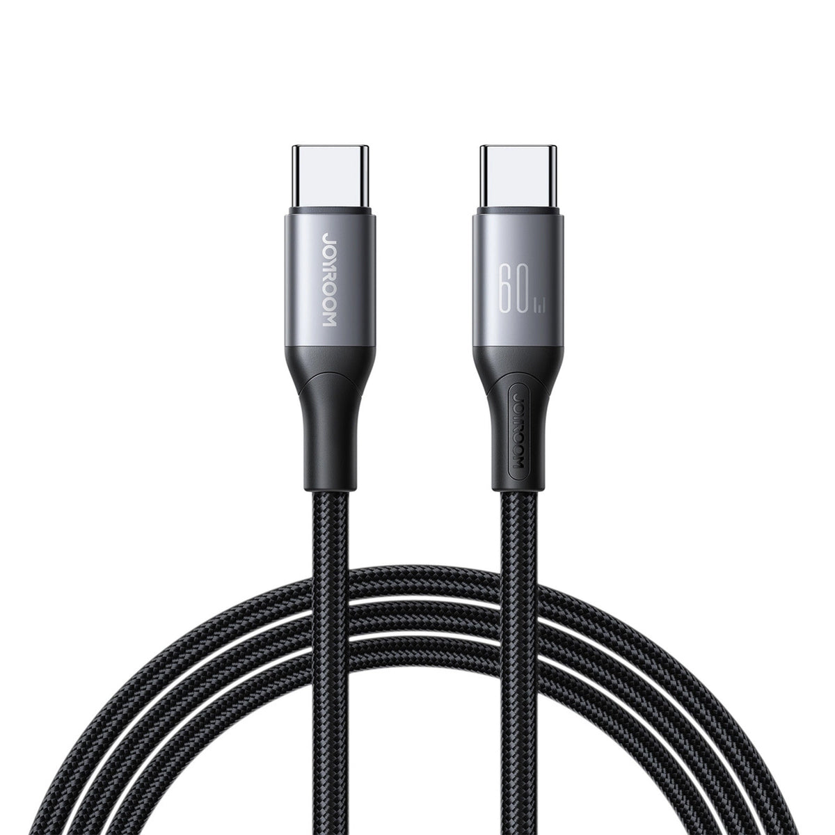 Cable de Datos y Carga USB-C - USB-C Joyroom S-A28 Flash, 60W, 1m, Negro
