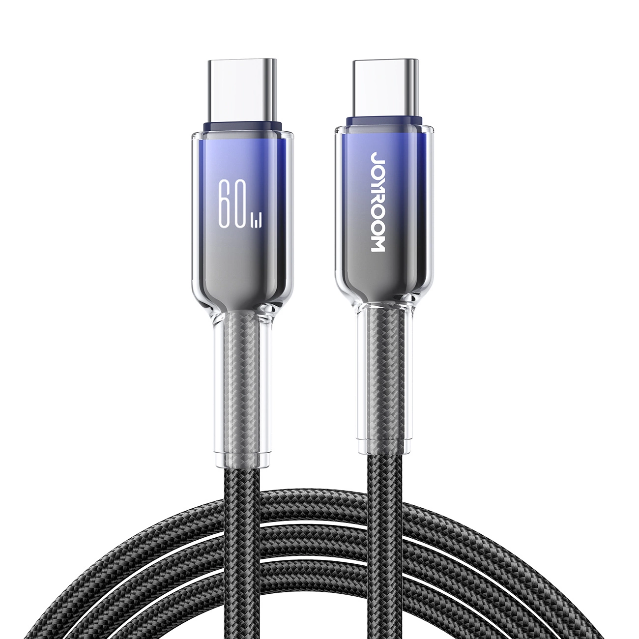 Cable de Datos y Carga USB-C - USB-C Joyroom S-A42, 60W, 1.2m, Negro