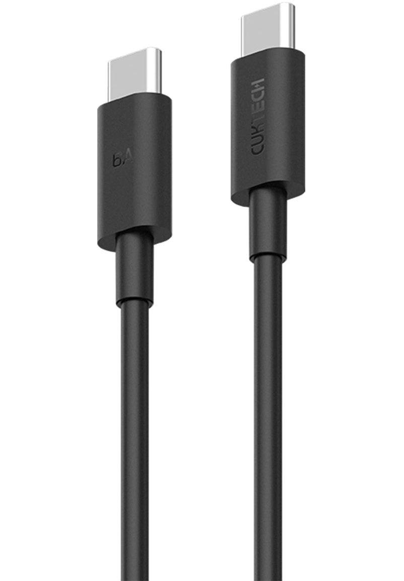 Cable de Datos y Carga USB-C - USB-C Cuktech, 240W, 1.5m, Negro CKCTC615NCBK