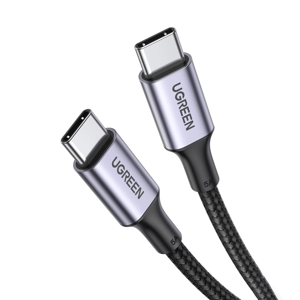 Cable de Datos y Carga USB-C - USB-C UGREEN US316, 100W, 0.5m, Gris