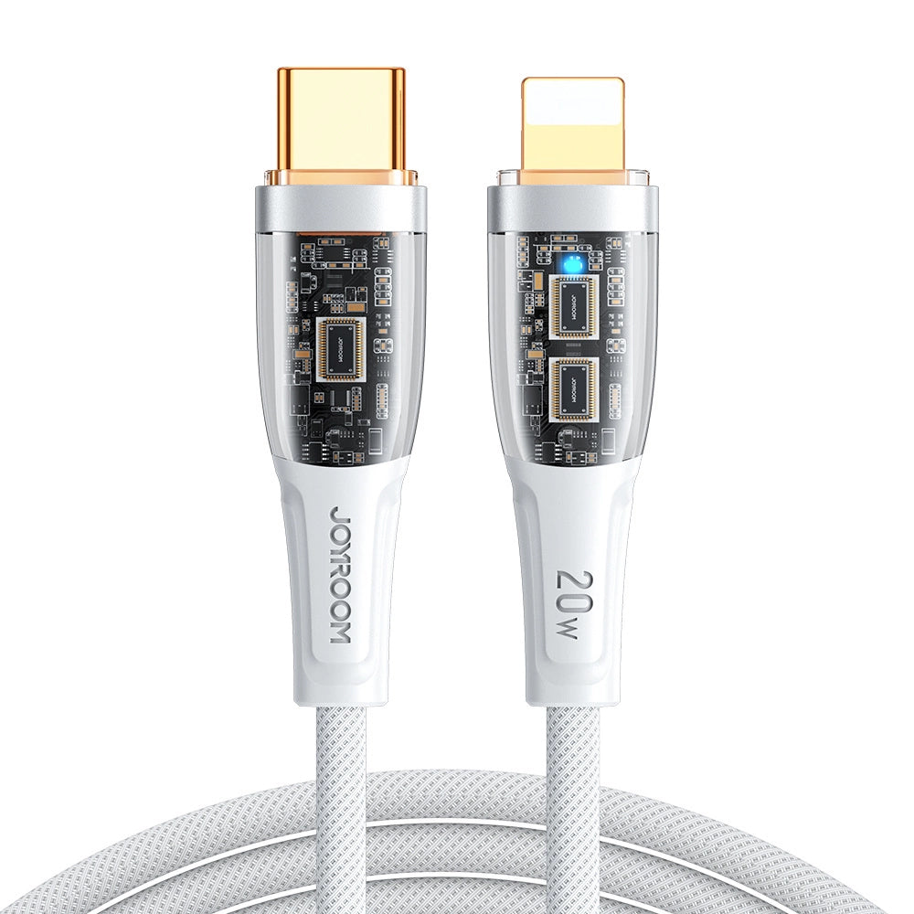 Cable de Datos y Carga USB-C - Lightning Joyroom S-CL020A3, 20W, 1.2m, Blanco