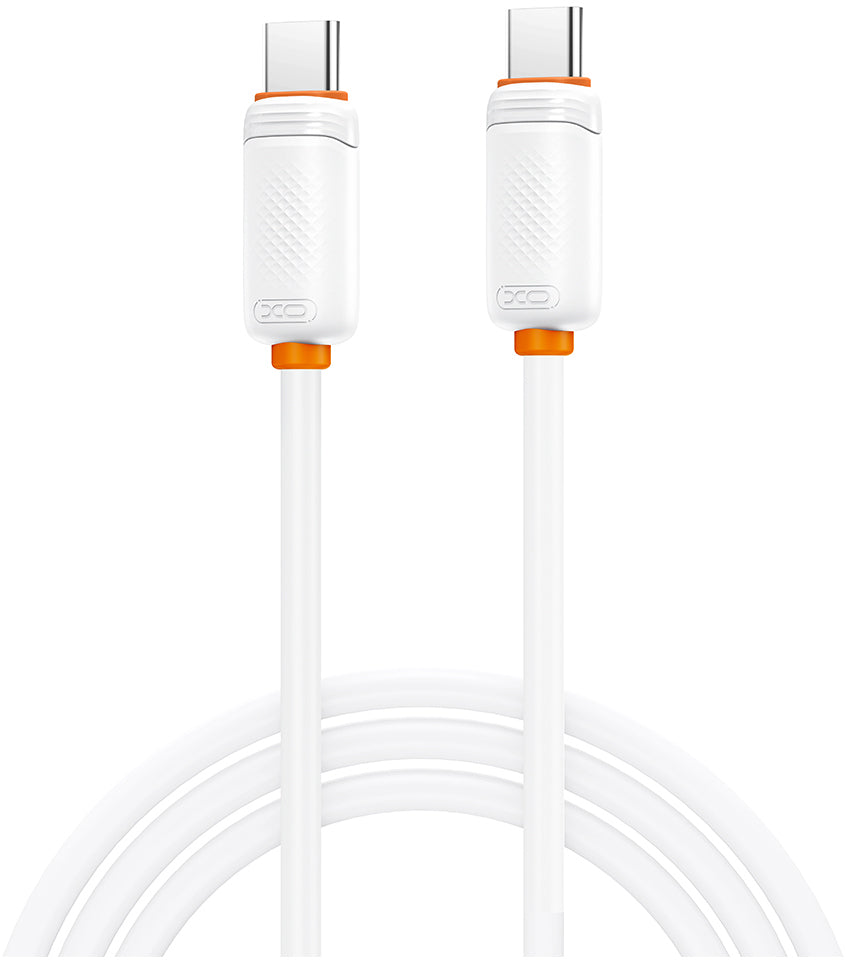 Cable de Datos y Carga USB-C - USB-C XO Design NB-Q302B, 60W, 1m, Blanco