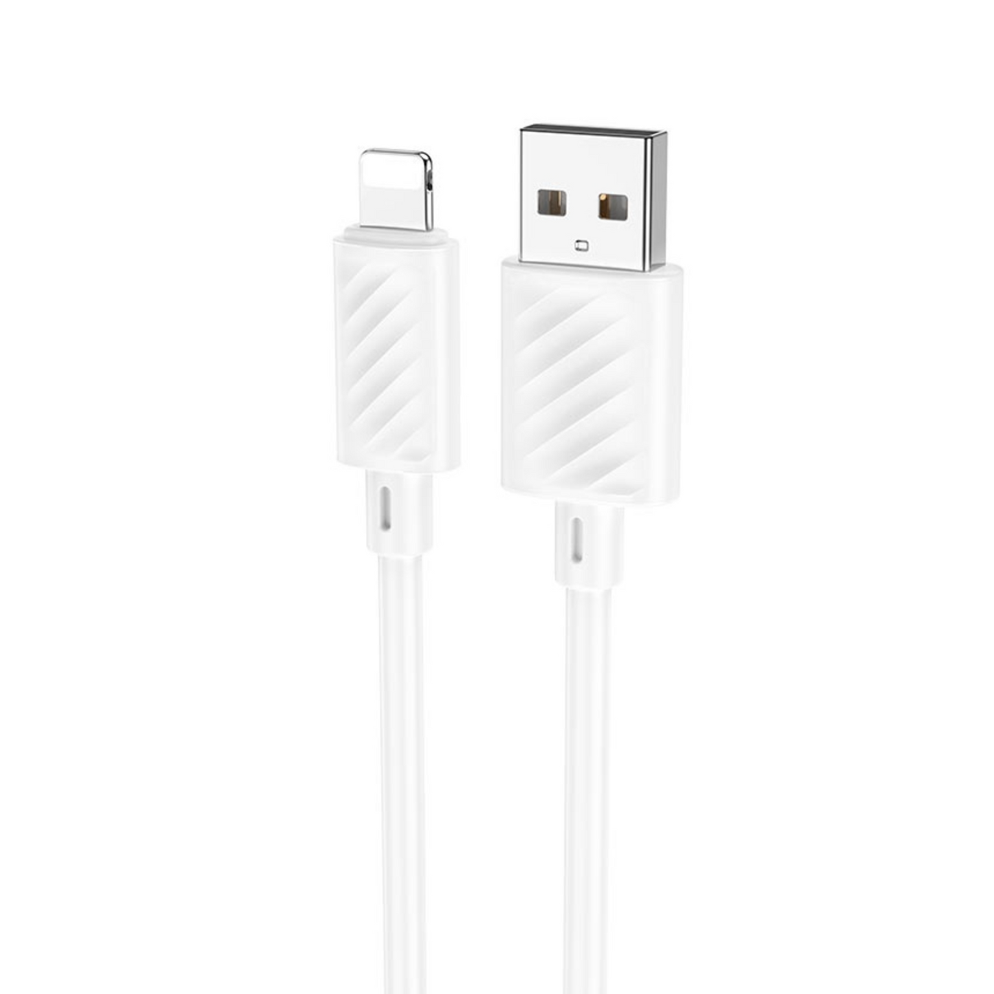 Cable de Datos y Carga USB-A - Lightning HOCO X88, 18W, 2m, Blanco