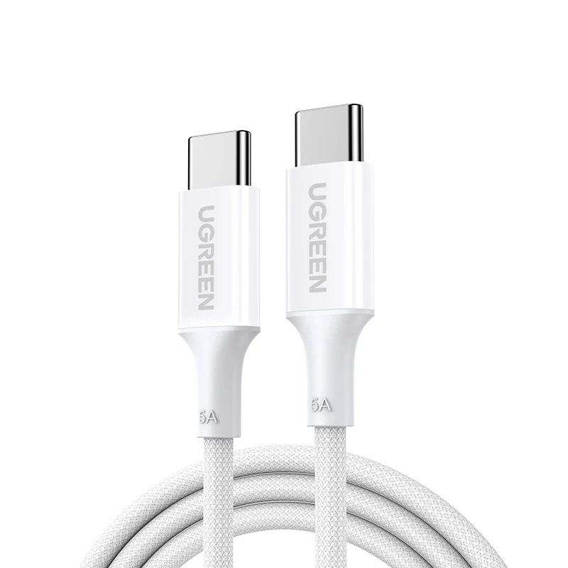 Cable de Datos y Carga USB-C - USB-C UGREEN L502 (35221), 100W, 2m, Blanco
