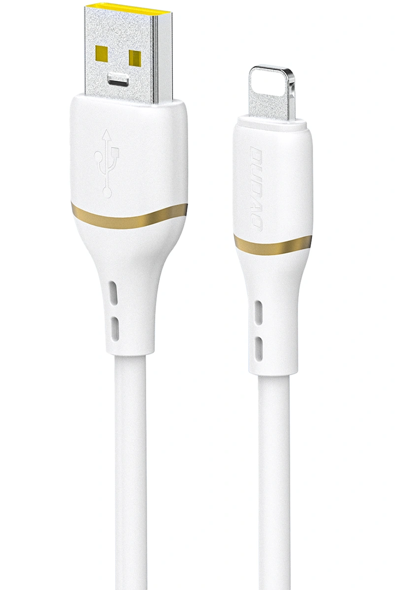 Cable de Datos y Carga USB-A - Lightning Dudao L25L, 30W, 1m, Blanco