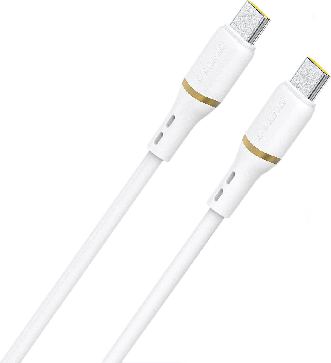 Cable de Datos y Carga USB-C - USB-C Dudao L25C, 30W, 1m, Blanco
