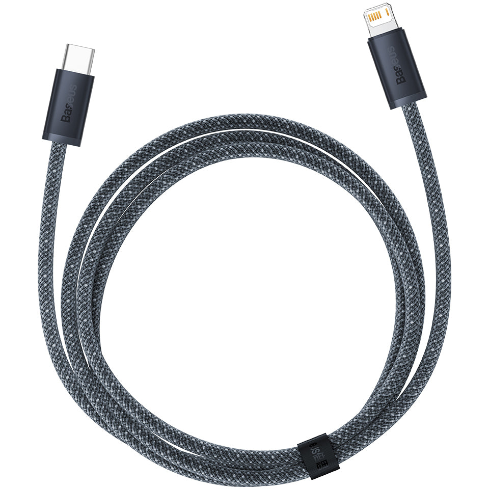 Cable de Datos y Carga USB-C - Lightning Baseus Dynamic Series, 20W, 1m, Gris CALD000016