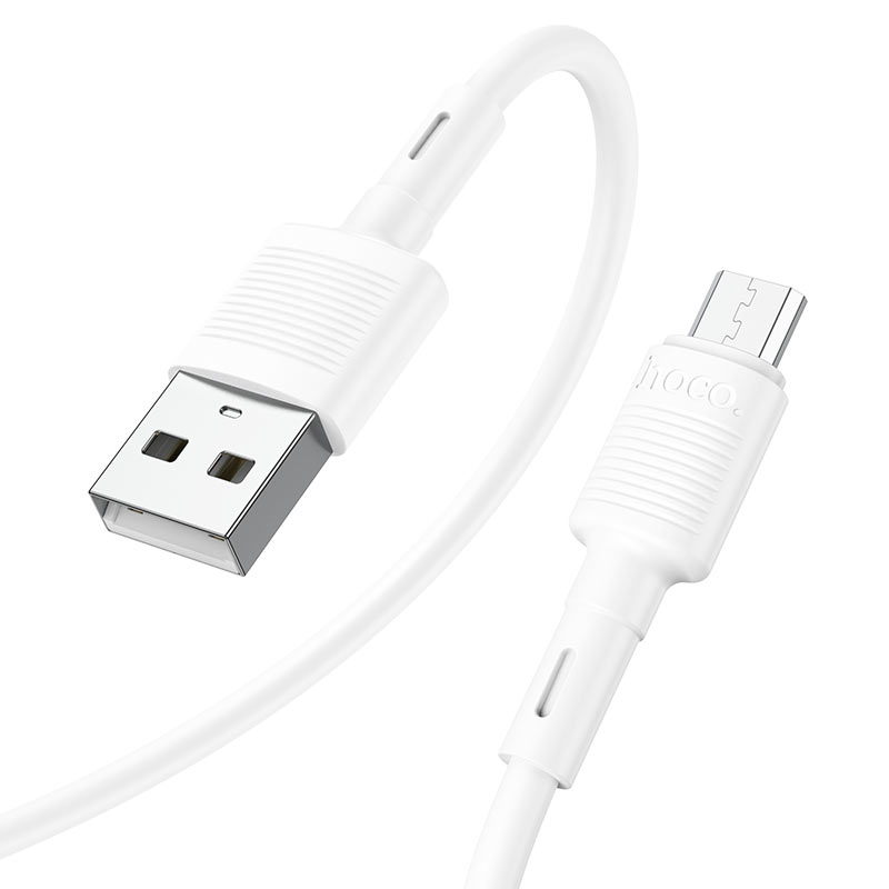 Cable de Datos y Carga USB-A - microUSB HOCO X83 Victory, 18W, 1m, Blanco