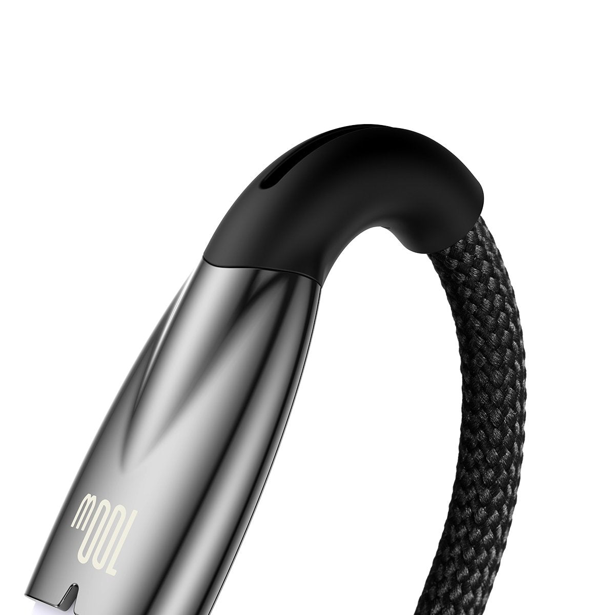 Cable de carga y datos USB-A a USB-C Baseus Glimmer Series, 100 W, 2 m, negro CADH000501 CADH000501