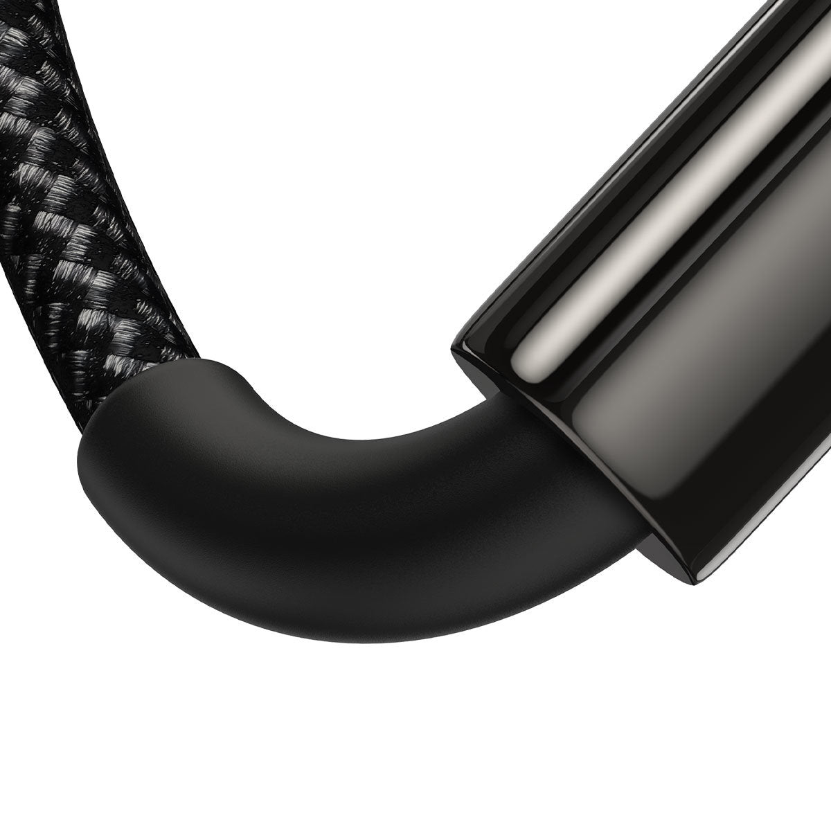 USB-A a USB-C Baseus Tungsteno Oro, 100W, 2m, Negro CAWJ00010101