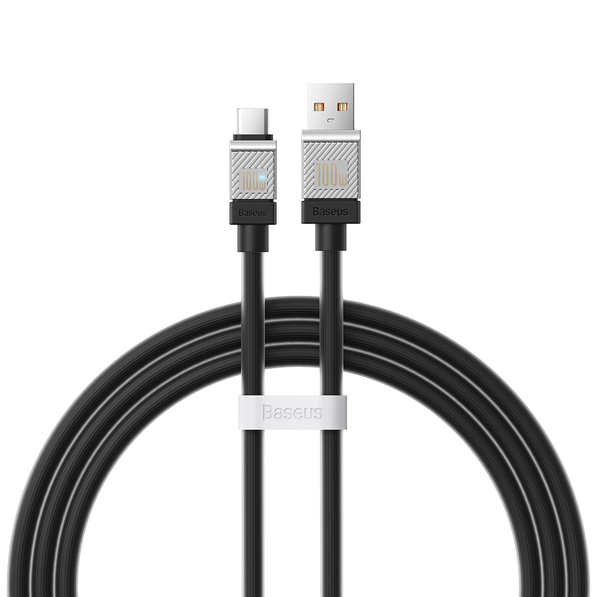 Cable de Datos y Carga USB-A - USB-C Baseus CoolPlay, 100W, 2m, Negro CAKW000701