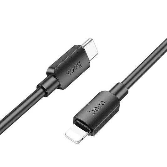 Cable de Datos y Carga USB-C - Lightning HOCO X96, 20W, 1m, Negro